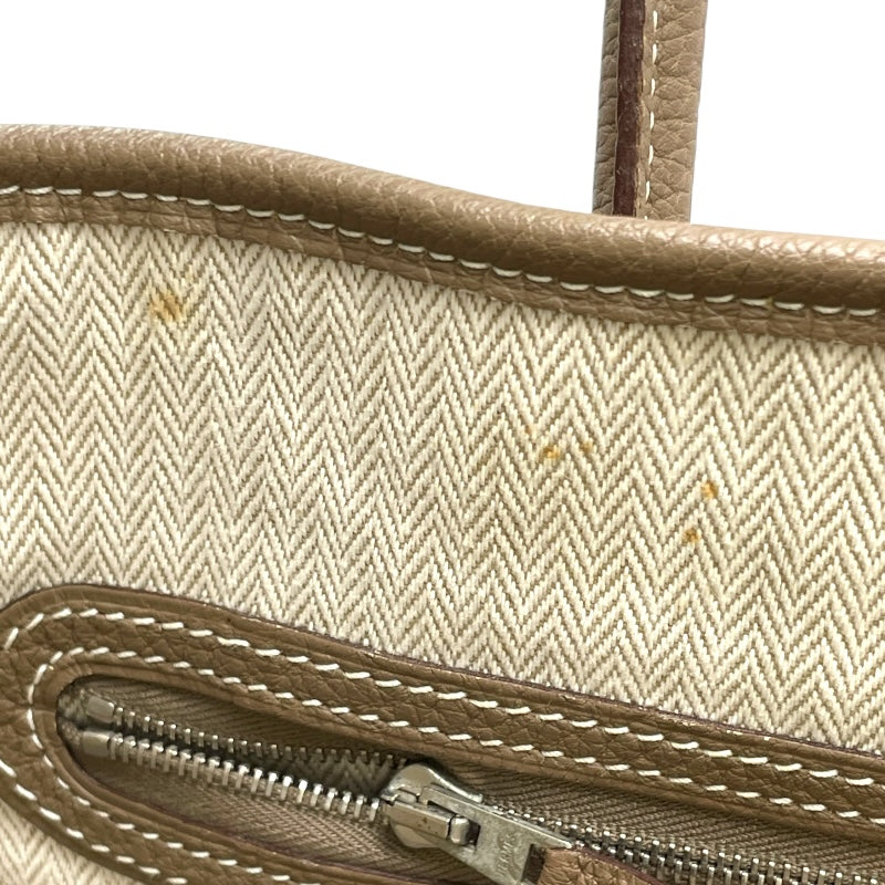 エルメス HERMES ガーデンパーティPM T刻 エトゥープ SV金具 ネゴンダ