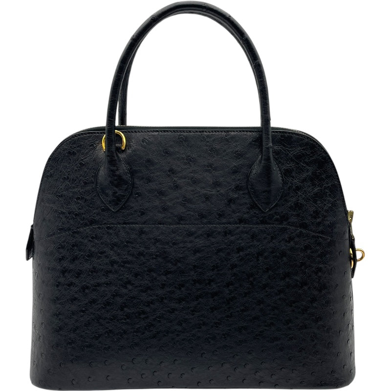 エルメス HERMES ボリード31 ◯Z刻 ブラック SV金具 オーストリッチ