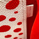 ルイ・ヴィトン LOUIS VUITTON オンザゴーPM草間彌生コラボ M46412 レッド/ホワイト モノグラム・アンプラント ドット レディース ショルダーバッグ