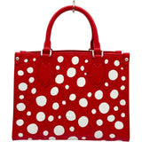 ルイ・ヴィトン LOUIS VUITTON オンザゴーPM草間彌生コラボ M46412 レッド/ホワイト モノグラム・アンプラント ドット レディース ショルダーバッグ