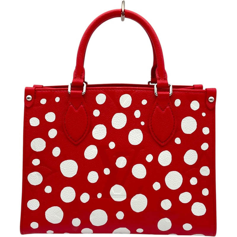 ルイ・ヴィトン LOUIS VUITTON オンザゴーPM草間彌生コラボ M46412 レッド/ホワイト モノグラム・アンプラント ドット レディース ショルダーバッグ ルイ・ヴィトン LOUIS VUITTON オンザゴーPM草間彌生コラボ M46412