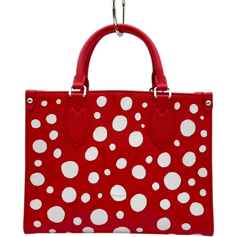 ルイ・ヴィトン LOUIS VUITTON オンザゴーPM草間彌生コラボ M46412 
