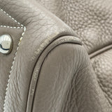 エルメス HERMES ヴィクトリア35 □L刻 エトゥープ SV金具 トリヨン レディース ハンドバッグ