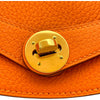 エルメス HERMES リンディ30 □O刻 オレンジ ゴールド金具 トリヨン レディース ボストンバッグ