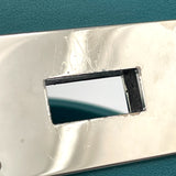 エルメス HERMES ヴァンキャトル35 □B刻 マラカイト SV/GD金具 トリヨン レディース ハンドバッグ