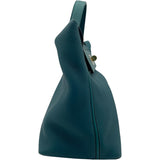 エルメス HERMES ヴァンキャトル35 □B刻 マラカイト SV/GD金具 トリヨン レディース ハンドバッグ