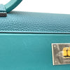 エルメス HERMES ヴァンキャトル35 □B刻 マラカイト SV/GD金具 トリヨン レディース ハンドバッグ