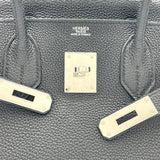 エルメス HERMES バーキン30 □J刻 ブラック/SV金具 トゴ レディース ハンドバッグ