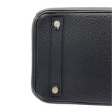 エルメス HERMES バーキン30 □J刻 ブラック/SV金具 トゴ レディース ハンドバッグ