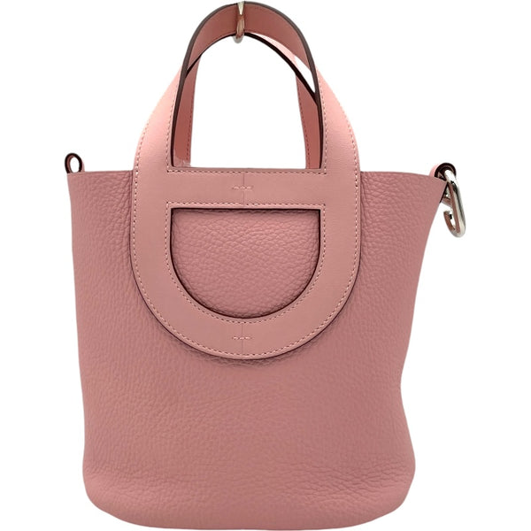 エルメス HERMES インザループ18 W刻 ローズサクラ SV金具 トリヨン