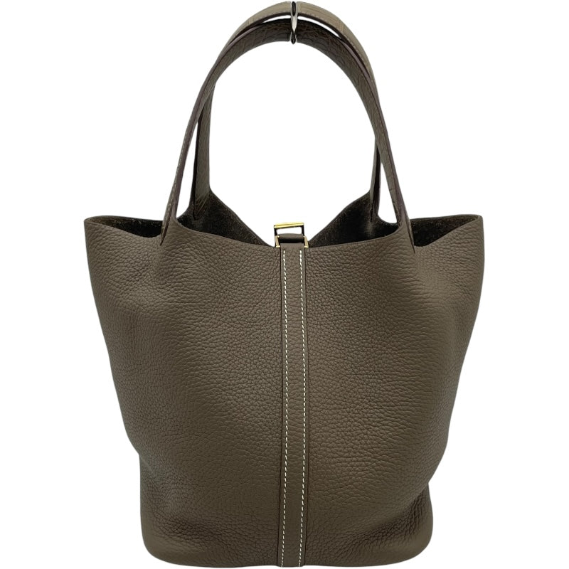 エルメス HERMES ピコタンロックMM タッチ Y刻 エトゥープ GD金具