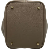 エルメス HERMES ピコタンロックMM タッチ Y刻 エトゥープ GD金具 トリヨン/アリゲーターリセ レディース ハンドバッグ