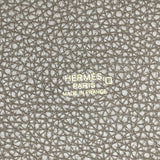 エルメス HERMES ピコタンロックMM タッチ Y刻 エトゥープ GD金具 トリヨン/アリゲーターリセ レディース ハンドバッグ