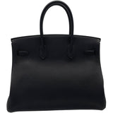 エルメス HERMES バーキン35 A刻 ブラック GD金具 トゴ レディース ハンドバッグ