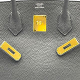 エルメス HERMES バーキン35 A刻 ブラック GD金具 トゴ レディース ハンドバッグ