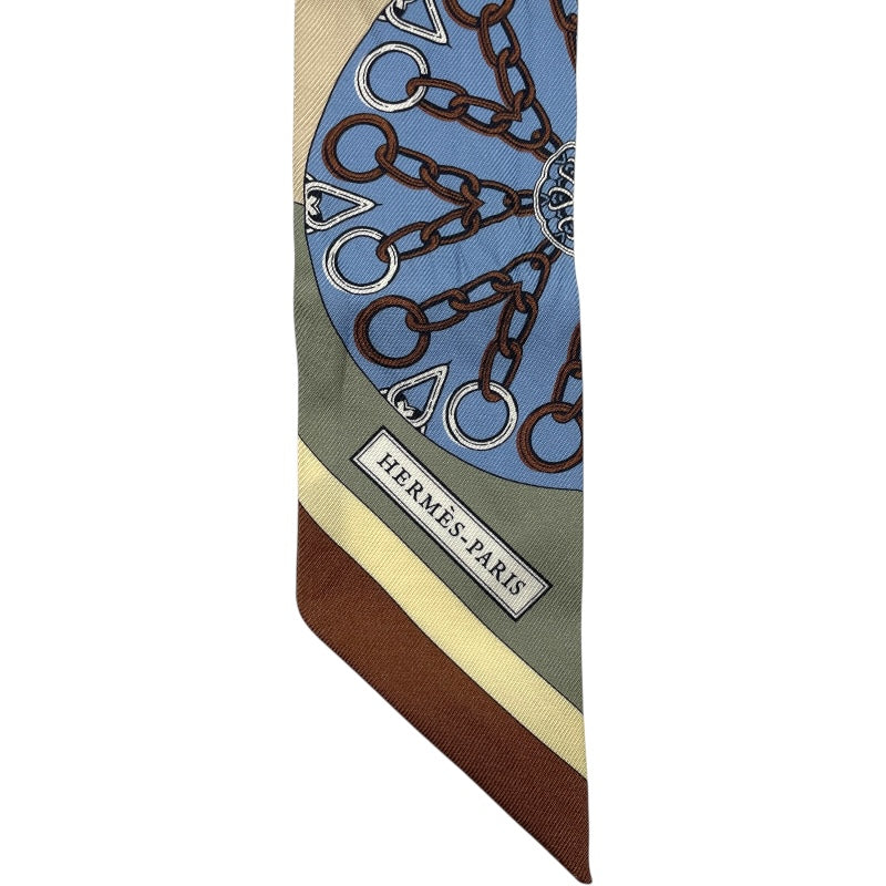 エルメス HERMES ツイリー LEFFET KALEIDOSCOPE シルク レディース