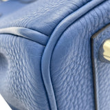 エルメス HERMES バーキン25 U刻 ブルーフランス トゴ レディース ハンドバッグ