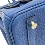 エルメス HERMES バーキン25 U刻 ブルーフランス トゴ レディース ハンドバッグ