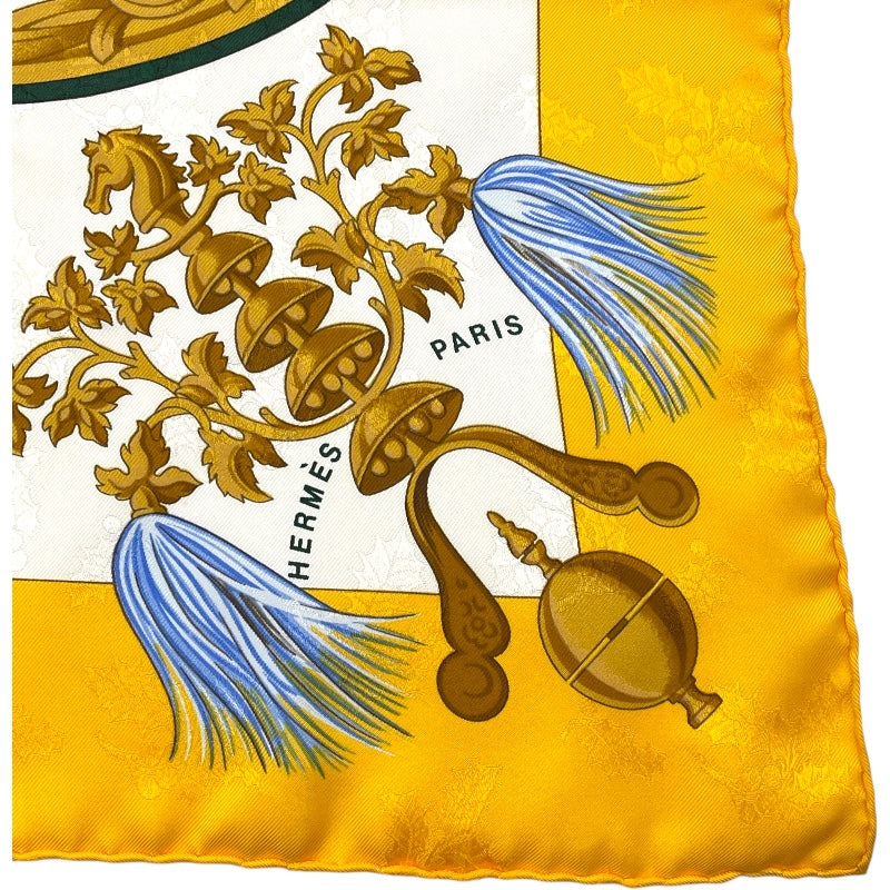 エルメス HERMES カレ90 PLUMES ET GRELOTS シルク レディース