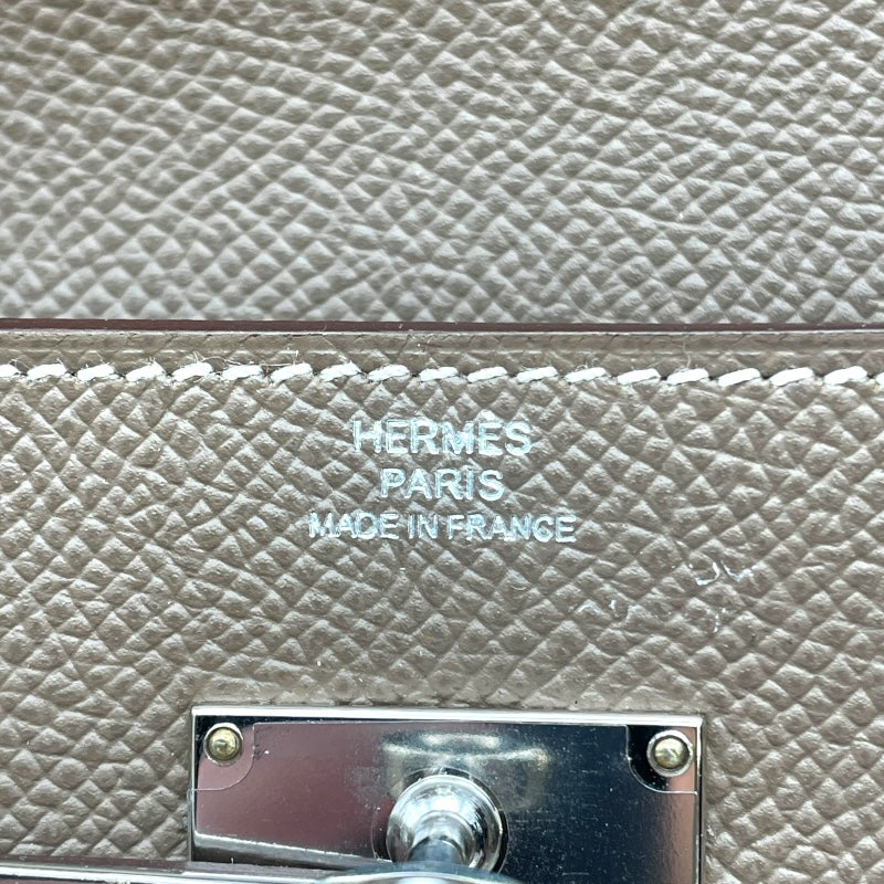 エルメス HERMES ケリーウォレット ロング A刻 エトゥープ SV金具