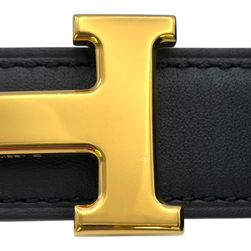 エルメス HERMES コンスタンスHベルト 70 W刻 ブラック・エトゥープ GD金具 スイフト・エプソン レディース ベルト エルメス HERMES コンスタンスHベルト 70 W刻 ブラック・エトゥープ GD