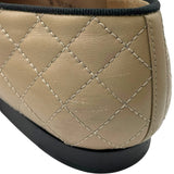 シャネル CHANEL ココマークマトラッセローファー G33861 ベージュ レザー レディース ローファー