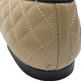 シャネル CHANEL ココマークマトラッセローファー G33861 ベージュ レザー レディース ローファー