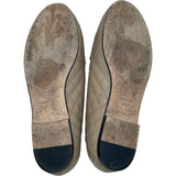 シャネル CHANEL ココマークマトラッセローファー G33861 ベージュ レザー レディース ローファー