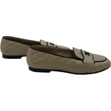 シャネル CHANEL ココマークマトラッセローファー G33861 ベージュ レザー レディース ローファー