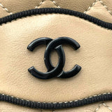 シャネル CHANEL ココマークマトラッセローファー G33861 ベージュ レザー レディース ローファー