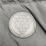グッチ GUCCI レザーワッペンダウンジャケット 429854 ブラック ナイロン レディース ダウンジャケット