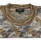 シャネル CHANEL モヘア混ニットセーター P54428 ベージュ シルク レディース セーター