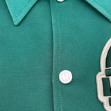 ルイ・ヴィトン LOUIS VUITTON 刺繍ロゴコーチジャケット HPB02W グリーン コットン メンズ その他アウター