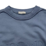 クリスチャン・ディオール Christian Dior × STONE ISLAND ロゴスウェットシャツ 493J640A0531 ブルー コットン メンズ スウェット