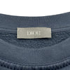 クリスチャン・ディオール Christian Dior × STONE ISLAND ロゴスウェットシャツ 493J640A0531 ブルー コットン メンズ スウェット