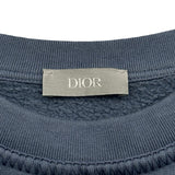 クリスチャン・ディオール Christian Dior × STONE ISLAND ロゴスウェットシャツ 493J640A0531 ブルー コットン メンズ スウェット
