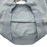エルメス HERMES ホースレザーパッチスウェットシャツ ブルー コットン メンズ スウェット