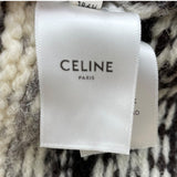 セリーヌ CELINE ノルディックデザインニットカーディガン 2A90Q107O アイボリー ウール メンズ カーディガン