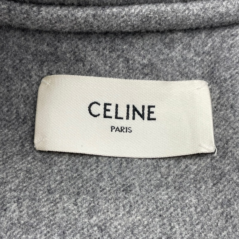 セリーヌ CELINE カシミヤスタンダードカラーコート 2M4276700 グレー  