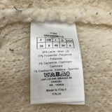 クリスチャン・ディオール Christian Dior BEE刺繍ボアジャケット 154V05AM114 アイボリー ウール レディース その他アウター