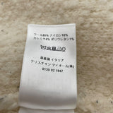 クリスチャン・ディオール Christian Dior BEE刺繍ボアジャケット 154V05AM114 アイボリー ウール レディース その他アウター