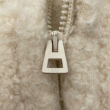 クリスチャン・ディオール Christian Dior BEE刺繍ボアジャケット 154V05AM114 アイボリー ウール レディース その他アウター