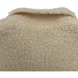 クリスチャン・ディオール Christian Dior BEE刺繍ボアジャケット 154V05AM114 アイボリー ウール レディース その他アウター