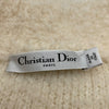 クリスチャン・ディオール Christian Dior BEE刺繍ボアジャケット 154V05AM114 アイボリー ウール レディース その他アウター