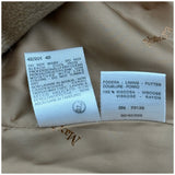 マックスマーラ Max Mara カシミヤ混フーデッドコート キャラメル ウール レディース ダッフルコート