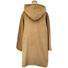 マックスマーラ Max Mara カシミヤ混フーデッドコート キャラメル ウール レディース ダッフルコート