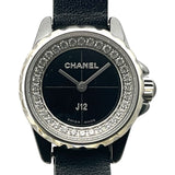 シャネル CHANEL J12 XS 19mm H4663 ブラック SS クオーツ レディース 腕時計