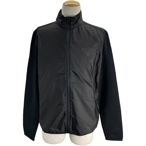 PRADA プラダ　ナイロンジャケット　サイズ56 XXL プラダ PRADA ナイロンジップアップジャケット SJC567 ブラック