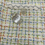 シャネル CHANEL ビジュー装飾ツイードジャケット P78813 マルチカラー ツイード レディース その他アウター