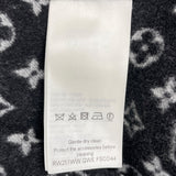 ルイ・ヴィトン LOUIS VUITTON 裏地モノグラムブルゾンロングコート FSCO44 ブラック ウール レディース その他アウター